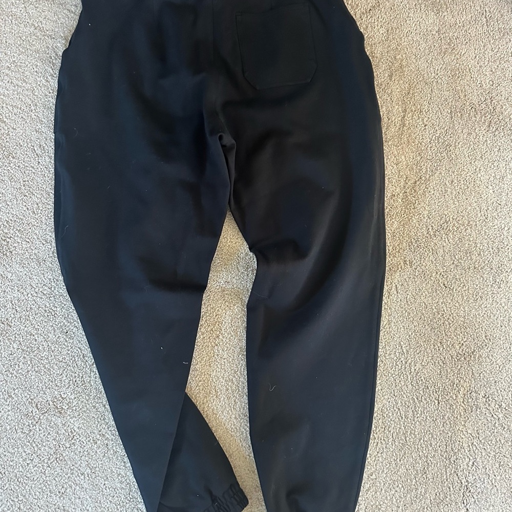 SPANX Black Relaxed Jogger Pants with Back Pocket